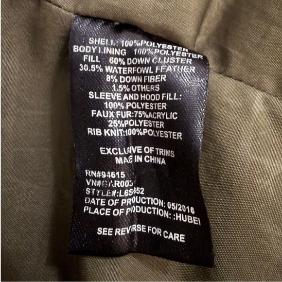 Sam Edelman Olive Green Lightweight Long Quilted Puffer Coat S Transition - Picture 10 of 11